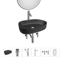 Набор Wellsee 6 в 1 Belle Spa 3.0 накладная раковина 55x40 см 20218525R