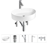 Набор Wellsee 5 в 1 Belle Spa 2.0 накладная раковина 50x38 см 20212589R