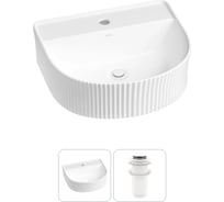 Набор Wellsee 2 в 1 Festive Fox накладная/подвесная раковина 40x35 см 20213421R