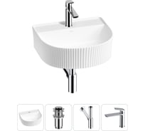 Набор Wellsee 4 в 1 Festive Fox накладная/подвесная раковина 45x40 см 20213442R