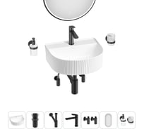 Набор Wellsee 7 в 1 Festive Fox накладная/подвесная раковина 45x40 см 20218002R