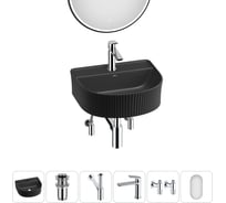 Набор Wellsee 6 в 1 Festive Fox накладная/подвесная раковина 45x40 см 20218005R