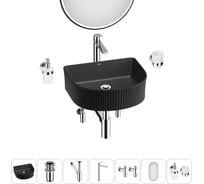 Набор Wellsee 7 в 1 Festive Fox накладная/подвесная раковина 40x35 см 20217966R