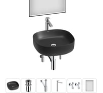 Набор Wellsee 6 в 1 Belle Spa 3.0 накладная раковина 45x45 см 20218511R