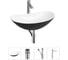 Набор Wellsee 4 в 1 Carefree Dove накладная раковина 53x33 см 20212315R 1