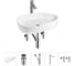 Набор Wellsee 5 в 1 Belle Spa 3.0 накладная раковина 55x40 см 20212729R 1