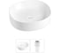 Набор Wellsee 2 в 1 Belle Spa 2.0 накладная раковина 45x42 см 20212524R 1