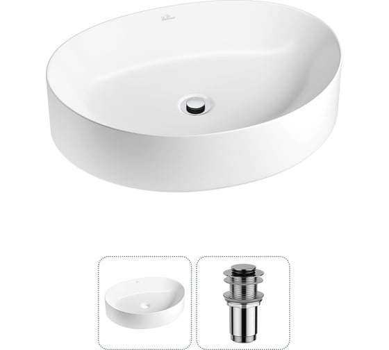 Набор Wellsee 2 в 1 Belle Spa 2.0 накладная раковина 50x38 см 20212577R