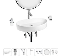 Набор Wellsee 7 в 1 Belle Spa 2.0 накладная раковина 65x40 см 20218465R