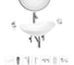 Набор Wellsee 7 в 1 Carefree Dove накладная раковина 53x33 см 20218365R 1