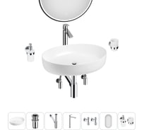 Набор Wellsee 7 в 1 Belle Spa 3.0 накладная раковина 55x41 см 20218493R