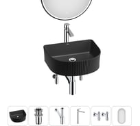 Набор Wellsee 6 в 1 Festive Fox накладная/подвесная раковина 45x40 см 20217977R