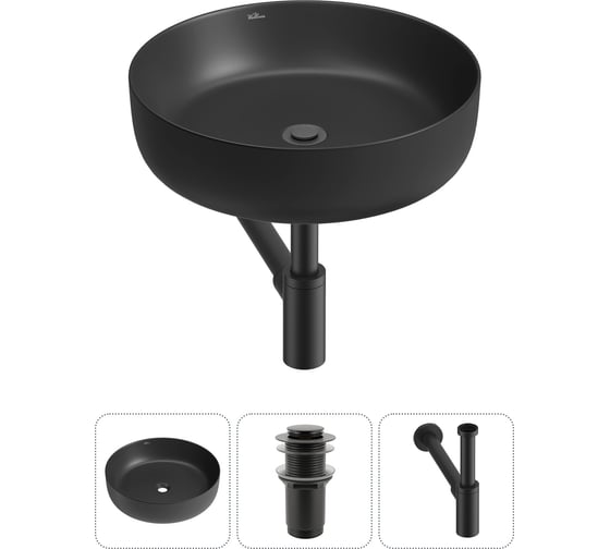 Набор Wellsee 3 в 1 Belle Spa 3.0 накладная раковина 44x44 см 20212653R 1