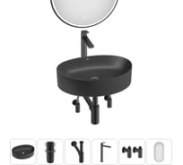 Набор Wellsee 6 в 1 Belle Spa 2.0 накладная раковина 50x38 см 20218456R