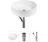 Набор Wellsee 3 в 1 Coax накладная раковина 36x36 см 20213883R 1