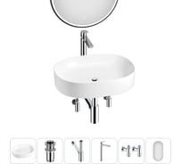Набор Wellsee 6 в 1 Belle Spa 2.0 накладная раковина 55x45 см 20218433R