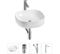 Набор Wellsee 4 в 1 Belle Spa 3.0 накладная раковина 45x45 см 20212697R