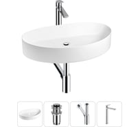 Набор Wellsee 4 в 1 Belle Spa 2.0 накладная раковина 64x40 см 20212613R
