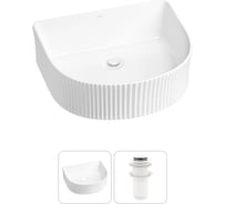 Набор Wellsee 2 в 1 Festive Fox накладная/подвесная раковина 45x40 см 20213405R