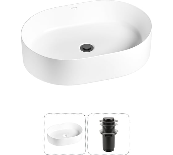 Набор Wellsee 2 в 1 Belle Spa накладная раковина 50x37 см 20212506R 1