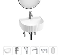 Набор Wellsee 6 в 1 Festive Fox накладная/подвесная раковина 45x40 см 20217997R