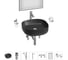 Набор Wellsee 7 в 1 Belle Spa 3.0 накладная раковина 45x45 см 20218514R 1