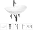 Набор Wellsee 5 в 1 Carefree Dove накладная раковина 53x33 см 20212277R 1