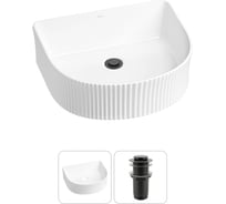 Набор Wellsee 2 в 1 Festive Fox накладная/подвесная раковина 45x40 см 20213403R