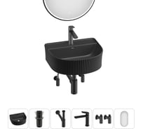 Набор Wellsee 6 в 1 Festive Fox накладная/подвесная раковина 45x40 см 20218006R