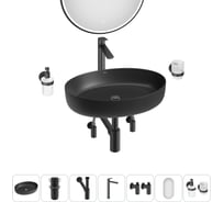 Набор Wellsee 7 в 1 Belle Spa 3.0 накладная раковина 55x41 см 20218501R