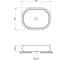 Накладная раковина Lavinia Boho Bathroom Sink 54х38 см, глянцевая белая 33311108 5