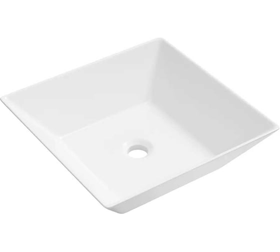 Накладная раковина Lavinia Boho Bathroom Sink 43х43 см, глянцевая белая 33311114