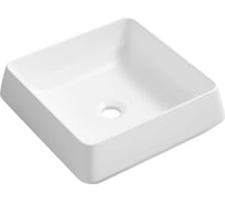 Накладная раковина Lavinia Boho Bathroom Sink 38х38 см, глянцевая белая 33311109