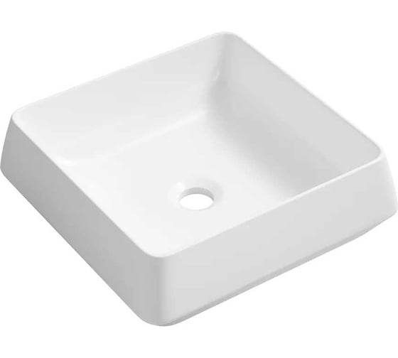 Накладная раковина Lavinia Boho Bathroom Sink 38х38 см, глянцевая белая 33311109 1