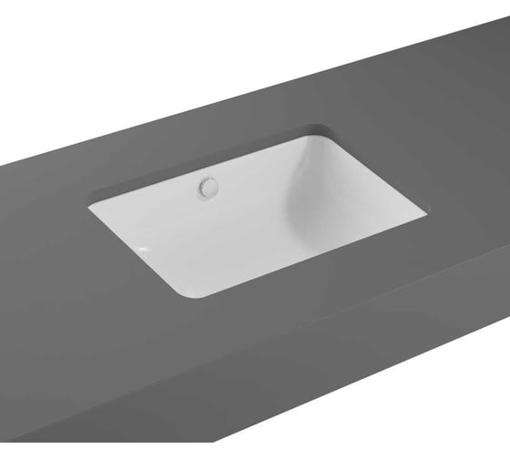 Раковина встраиваемая снизу Vitra S20 48 см, белая 7475B003-0618 1