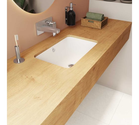 Раковина встраиваемая снизу Vitra S20 48 см, белая 7475B003-0618