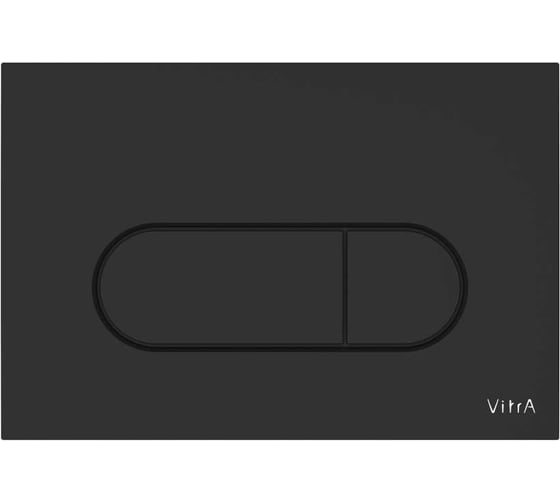 Комплект VITRA: инсталляция Core 732-5800-01 и панель смыва Root R 740-2211 черный матовый, 3/6 л, глубина установки 12 см 800-1874