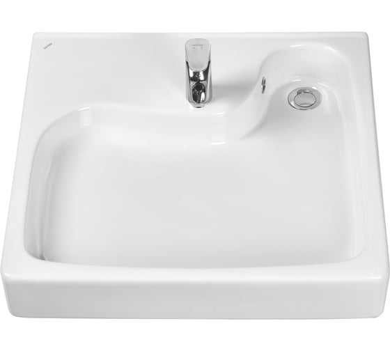 Умывальник SANTEK 1.WH50.1.785 КЛИО 60 см (с кронштейнами и сифоном) 00000144907 1