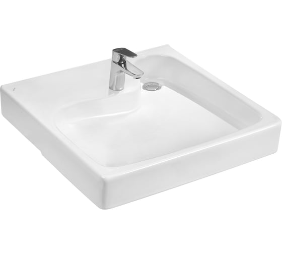 Умывальник Santek 1.WH50.1.785 КЛИО 60 см (с кронштейнами и сифоном) 00000144907 1WH501785