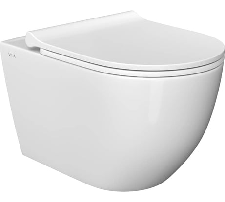 Подвесной унитаз VITRA Mia Round SmoothFlush, безободковый 7510B003-0075