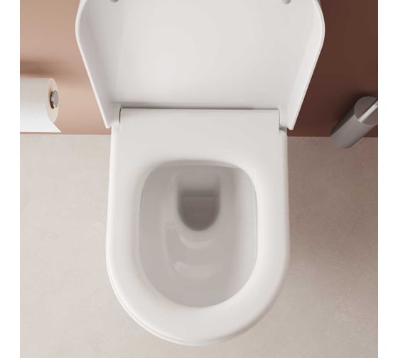 Подвесной унитаз VITRA Mia Round SmoothFlush, безободковый 7510B003-0075