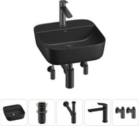 Набор Wellsee 5 в 1 Preen накладная раковина 40x40 см 20214313R