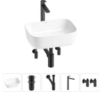 Набор Wellsee 5 в 1 Preen накладная раковина 40x30 см 20214216R