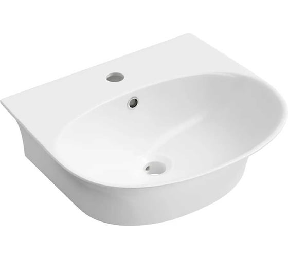 Настенная или накладная раковина Lavinia Boho Bathroom Sink, 46х41 см, с отверстием под смеситель 33311073