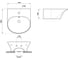 Настенная или накладная раковина Lavinia Boho Bathroom Sink, 34х36 см, с отверстием под смеситель 33311072 5