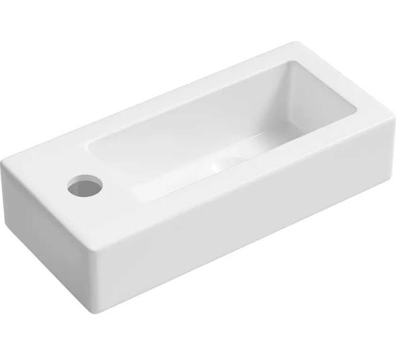 Настенная или накладная раковина Lavinia Boho Bathroom Sink, рукомойник 37х18 см, с отверстием под смеситель 33311017