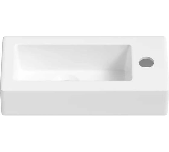 Настенная или накладная раковина Lavinia Boho Bathroom Sink, рукомойник 37х18 см, с отверстием под смеситель 33311015
