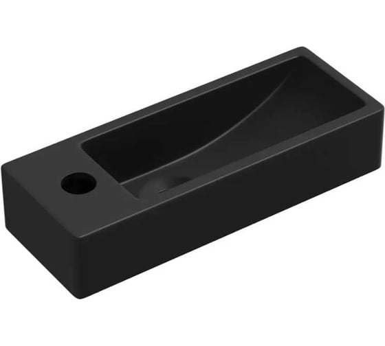 Настенная или накладная раковина Lavinia Boho Bathroom Sink, рукомойник 38х14 см, с отверстием 33311020
