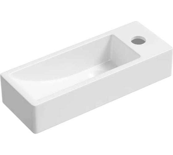 Настенная или накладная раковина Lavinia Boho Bathroom Sink, рукомойник 38х14 см, с отверстием 33311021