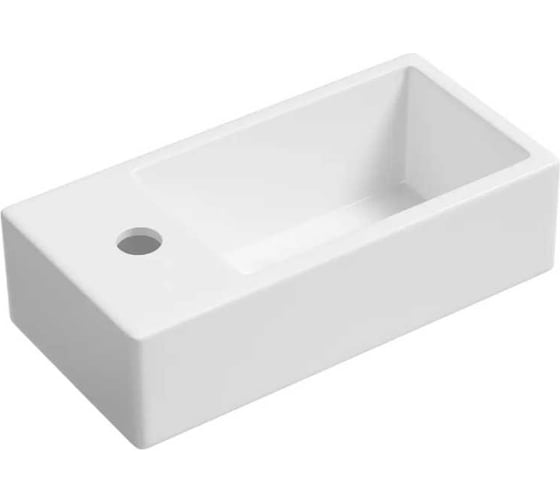 Настенная или накладная раковина Lavinia Boho Bathroom Sink, рукомойник 41х21 см, с отверстием 33311025